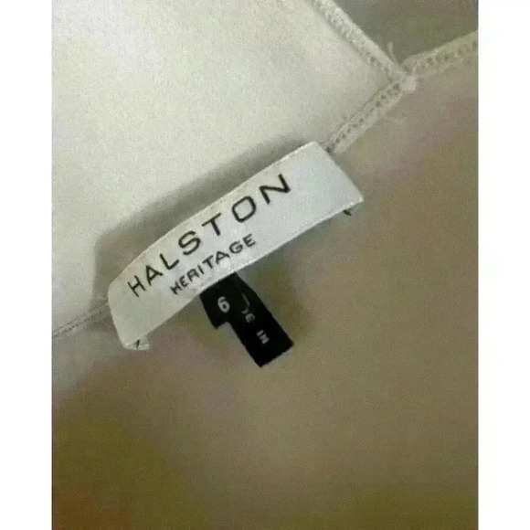 HALSTON HERITAGE BLUSH PINK NUDE BODYCON DRESS 6 NEW - Picture 3 of 7